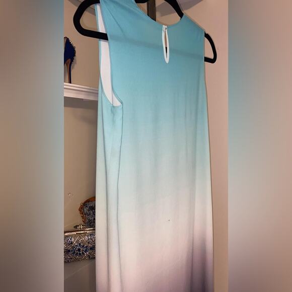 Yigal Azrouel Sleeveless Gradient Summer Dress - Round Neck - Picture 6 of 12